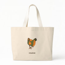 Graphic Chicken Canvas Bag