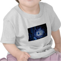 Graphic computer circuit tunnel tee shirts