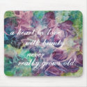 Graphic Design Butterfly Beauty Quote Mousepad