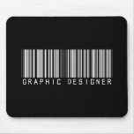 Graphic Designer Bar Code mousepads