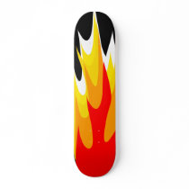 Graphic Flame Skateboard