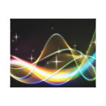 Graphic Lights 4 Wrapped Canvas Stretched Canvas Prints