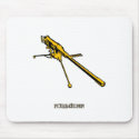 Graphic Machine Gun mousepads