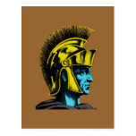 Graphic Roman Gladiator Postcard