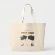 Graphic Stencil: Mostly Human Bag