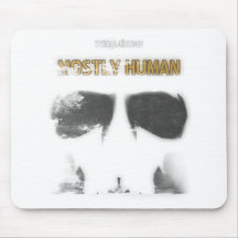 Graphic Stencil: Mostly Human Mousepads