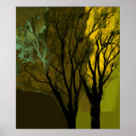 Graphic Tree Poster posters