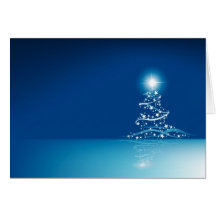 Graphisme bleu pour No�l - Carte De Vœux