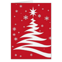 Graphisme rouge pour No�l - Carte De Vœux