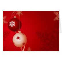 Graphisme rouge pour No�l - Cartes