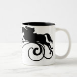 Graphite Horse Head Mug