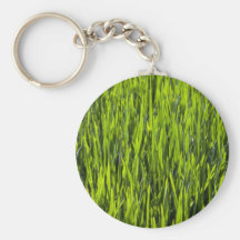 Grass blades key chain