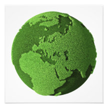 Grass Globe - Europe Art Photo