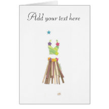 Grass Skirt Card