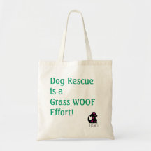Grass Woof Effort Canvas Bag