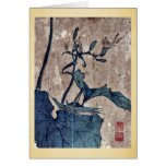 Grasshopper by Ikeda, Eisen Ukiyoe Greeting Card