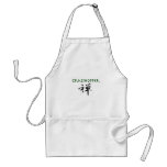 Grasshopper with "Zen" symbol aprons