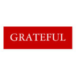 Grateful Place Tags business cards