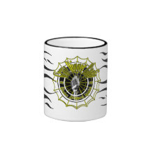 Grave Digger Radio Promo Two Flames Ringer Mug