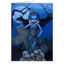 "Gravedigger" Greeting Card