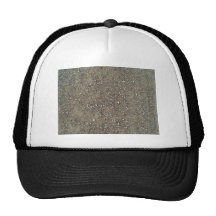 Gravel Dirt Road Close-up Mesh Hats