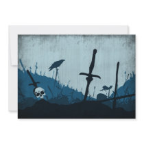 Graveyard Card 2 Custom Invitation
