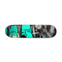 Graveyard Smash Graphic Skateboard by Mytkos