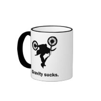 Gravity Sucks Dirt Bike Mug