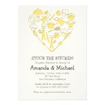 Gray And Yellow Couples Shower | Stock the Kitchen Invitations