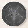 Gray Baphomet Drink Coaster or Ritual Alter Piece