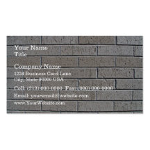 Gray Brick Wall Seamless Pattern Business Card Templates