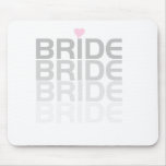 Gray Bride Fade Mouse Mats