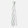 Gray Bunny Green Christmas Ornament Merry Christma Neck Tie