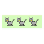 Gray Cat with Odd Eyes. business cards