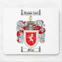 GRAY FAMILY CREST -  GRAY COAT OF ARMS mousepads