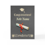 Gray Graduation Card