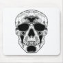 Gray Hollow Skull with Sunglasses Eyes Mouse Pads