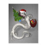 Gray Santa Dragon Post Card