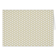Gray Yellow Purple Honeycomb Greeting Card