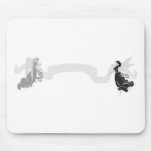 Grayscale Angels Marquee Banner mousepads