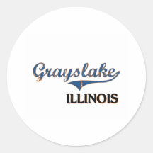 Grayslake Illinois City Classic Stickers