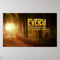 Great Achievement Inspirational Poster Print