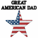 GREAT AMERICAN DAD MEN'S EMBROIDERED POLO SHIRT embroidered shirts