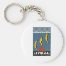 Great Barrier Reef Australia Keychains
