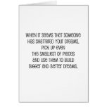 Great, "Bigger and Better Dreams" Greeting Card