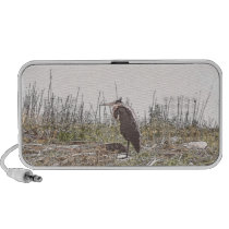 Great Blue Heron Art OrigAudio Doodle Speaker