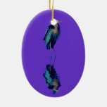 Great Blue Heron Birdlover's Wildlife Design Christmas Tree Ornaments