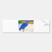 Great Blue Heron Bumper Stickers