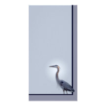 Great Blue Heron Custom Photo Card