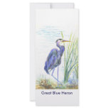 Great Blue Heron rack cards